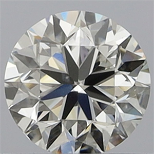 Picture of Natural Diamond 0.40 Carats, Round with Very Good Cut, F Color, SI1 Clarity and Certified by GIA