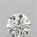 Natural Diamond 0.40 Carats, Round with Excellent Cut, J Color, VVS1 Clarity and Certified by IGI