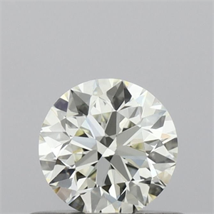 Picture of Natural Diamond 0.40 Carats, Round with Excellent Cut, J Color, VVS1 Clarity and Certified by IGI