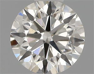 Picture of Natural Diamond 0.40 Carats, Round with Excellent Cut, H Color, VS2 Clarity and Certified by IGI