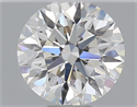 Natural Diamond 0.41 Carats, Round with Excellent Cut, H Color, SI2 Clarity and Certified by GIA