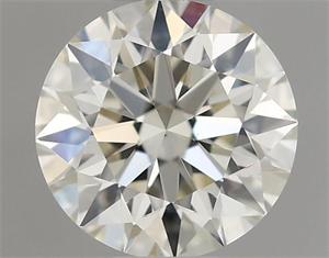 Picture of Natural Diamond 0.45 Carats, Round with Excellent Cut, K Color, VVS1 Clarity and Certified by IGI