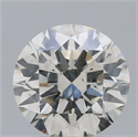 Natural Diamond 0.58 Carats, Round with Excellent Cut, I Color, SI1 Clarity and Certified by IGI