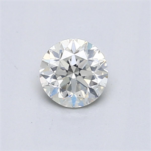 Picture of Natural Diamond 0.50 Carats, Round with Good Cut, J Color, SI1 Clarity and Certified by GIA