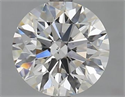 Natural Diamond 2.51 Carats, Round with Excellent Cut, F Color, VS2 Clarity and Certified by GIA