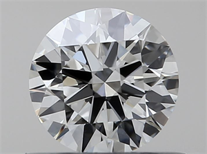 Picture of Natural Diamond 0.43 Carats, Round with Excellent Cut, J Color, VVS1 Clarity and Certified by GIA