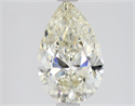 Natural Diamond 1.55 Carats, Pear with  Cut, K Color, VS1 Clarity and Certified by IGI