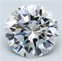 Natural Diamond 3.03 Carats, Round with Very Good Cut, G Color, VS2 Clarity and Certified by GIA