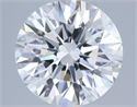 Natural Diamond 3.10 Carats, Round with Excellent Cut, F Color, VVS2 Clarity and Certified by GIA