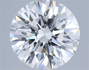 Picture of Natural Diamond 3.10 Carats, Round with Excellent Cut, F Color, VVS2 Clarity and Certified by GIA