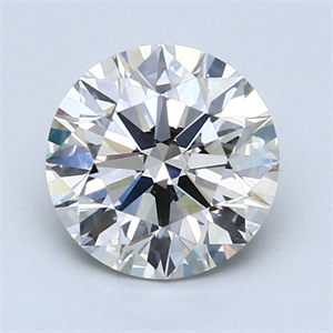 Picture of Natural Diamond 2.01 Carats, Round with Excellent Cut, I Color, VS2 Clarity and Certified by GIA