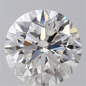 Picture of Natural Diamond 2.00 Carats, Round with Very Good Cut, F Color, SI1 Clarity and Certified by GIA