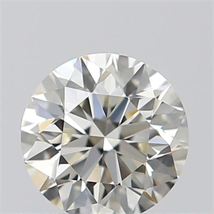 Picture of Natural Diamond 0.40 Carats, Round with Excellent Cut, J Color, VVS2 Clarity and Certified by IGI