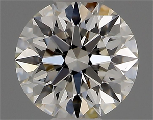 Picture of Natural Diamond 0.40 Carats, Round with Excellent Cut, I Color, VS1 Clarity and Certified by GIA