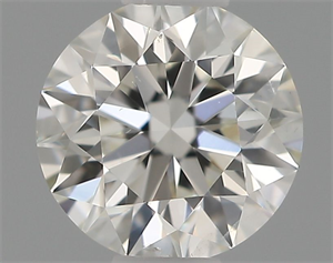 Picture of Natural Diamond 0.40 Carats, Round with Excellent Cut, G Color, SI2 Clarity and Certified by IGI