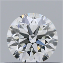 Natural Diamond 0.44 Carats, Round with Excellent Cut, F Color, VS2 Clarity and Certified by GIA