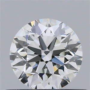 Picture of Natural Diamond 0.44 Carats, Round with Excellent Cut, F Color, VS2 Clarity and Certified by GIA