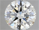 Natural Diamond 0.40 Carats, Round with Excellent Cut, I Color, SI1 Clarity and Certified by GIA