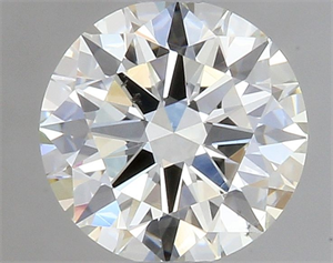 Picture of Natural Diamond 0.40 Carats, Round with Excellent Cut, I Color, SI1 Clarity and Certified by GIA