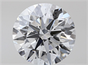 Natural Diamond 1.50 Carats, Round with Excellent Cut, F Color, VVS1 Clarity and Certified by GIA