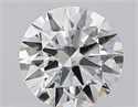 Natural Diamond 0.40 Carats, Round with Excellent Cut, F Color, SI1 Clarity and Certified by GIA