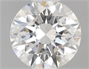 Natural Diamond 0.44 Carats, Round with Excellent Cut, E Color, VVS2 Clarity and Certified by GIA