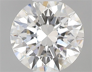 Picture of Natural Diamond 0.44 Carats, Round with Excellent Cut, E Color, VVS2 Clarity and Certified by GIA