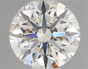 Picture of Natural Diamond 0.40 Carats, Round with Excellent Cut, K Color, VVS1 Clarity and Certified by GIA