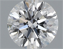 Natural Diamond 0.40 Carats, Round with Excellent Cut, D Color, SI1 Clarity and Certified by GIA