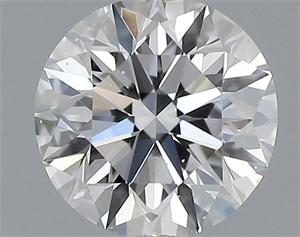 Picture of Natural Diamond 0.40 Carats, Round with Excellent Cut, D Color, SI1 Clarity and Certified by GIA