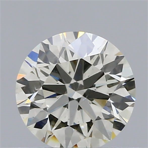 Picture of Natural Diamond 0.44 Carats, Round with Excellent Cut, I Color, VS2 Clarity and Certified by IGI