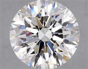 Picture of Natural Diamond 2.57 Carats, Round with Excellent Cut, G Color, VS2 Clarity and Certified by GIA