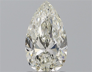 Picture of Natural Diamond 1.00 Carats, Pear with  Cut, J Color, VVS1 Clarity and Certified by GIA