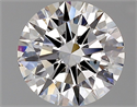 Natural Diamond 1.54 Carats, Round with Excellent Cut, F Color, SI1 Clarity and Certified by GIA