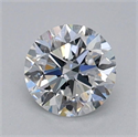 Natural Diamond 0.40 Carats, Round with Very Good Cut, D Color, SI1 Clarity and Certified by GIA