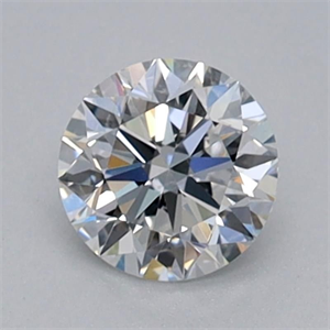 Picture of Natural Diamond 0.40 Carats, Round with Very Good Cut, D Color, SI1 Clarity and Certified by GIA