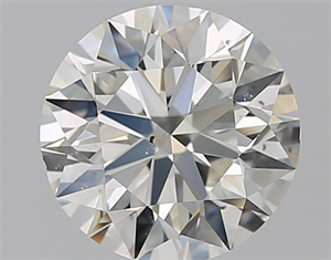 Picture of Natural Diamond 1.60 Carats, Round with Excellent Cut, H Color, SI1 Clarity and Certified by GIA