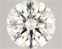 Natural Diamond 5.06 Carats, Round with Excellent Cut, J Color, VS1 Clarity and Certified by IGI