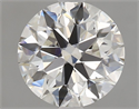 Natural Diamond 2.01 Carats, Round with Excellent Cut, G Color, VS1 Clarity and Certified by GIA