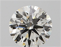 Natural Diamond 0.40 Carats, Round with Very Good Cut, J Color, SI1 Clarity and Certified by GIA