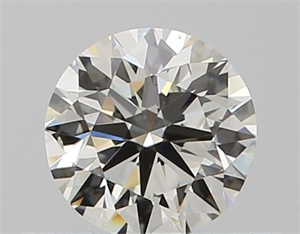 Picture of Natural Diamond 0.40 Carats, Round with Very Good Cut, J Color, SI1 Clarity and Certified by GIA