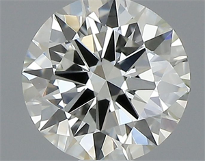 Picture of Natural Diamond 0.40 Carats, Round with Very Good Cut, J Color, VS1 Clarity and Certified by IGI