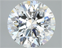 Natural Diamond 3.01 Carats, Round with Excellent Cut, F Color, VS2 Clarity and Certified by GIA