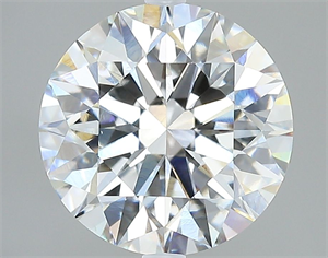 Picture of Natural Diamond 3.01 Carats, Round with Excellent Cut, F Color, VS2 Clarity and Certified by GIA