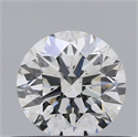 Natural Diamond 0.44 Carats, Round with Excellent Cut, F Color, VS2 Clarity and Certified by GIA