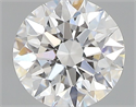 Natural Diamond 0.43 Carats, Round with Excellent Cut, E Color, VVS2 Clarity and Certified by GIA