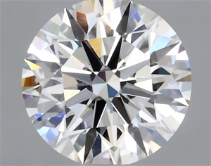 Picture of Natural Diamond 0.41 Carats, Round with Excellent Cut, H Color, VVS2 Clarity and Certified by GIA