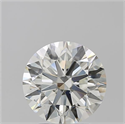 Natural Diamond 3.18 Carats, Round with Excellent Cut, K Color, SI1 Clarity and Certified by GIA