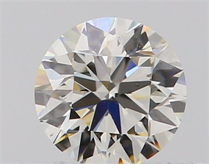 Picture of Natural Diamond 0.40 Carats, Round with Very Good Cut, I Color, SI1 Clarity and Certified by GIA