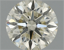 Natural Diamond 0.51 Carats, Round with Excellent Cut, J Color, VS2 Clarity and Certified by IGI